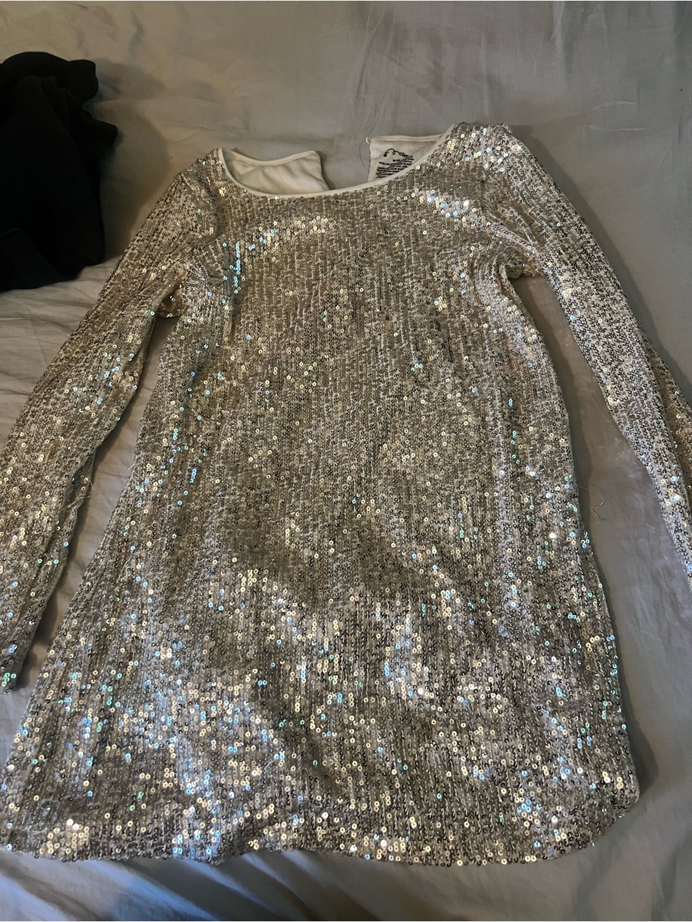 Cat & Jack gold sequin dress